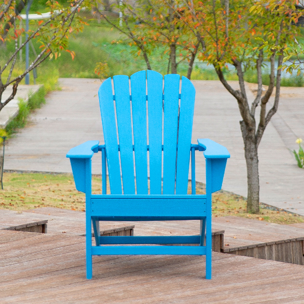 ADM001 Modern Adirondack Stol - HDPE trädgårdsstol för utomhusmöbler